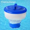 Floating Pool Chlorine Dispenser Chemical Holder Tablet Dispenser Floater For Indoor Outdoor Swimming Pools Spa Hot Tub
