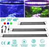 LED Aquarium Light Multi-Color Full Spectrum Freshwater Fish Tank Light w/ Extendable Brackets