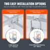 VEVOR Marine Trailer Assistant, 27.6' Flexibly Adjustable Bunk Guide-Ons, Pair of Durable Steel Support Poles, Robust Roller Guide