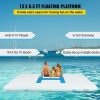 VEVOR 13'x6.5'x6' Inflatable Dock Platform, 8 to 10 Person Inflatable Floating Dock